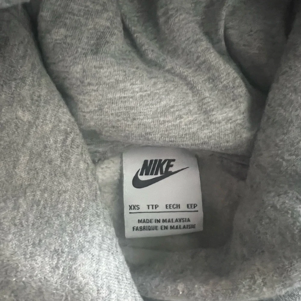 Nike Sportswear Phoenix Fleece Over-Oversized Gray Hoodie Sweatshirt Size XXS